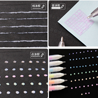 Stylos adhésifs à colle à séchage rapide, stylo à colle liquide pour l'artisanat du tissu, permet une Application ponctuelle