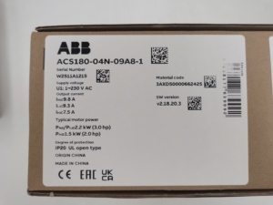 Variador de Frecuencia AB-B ACS180-04S-06A9-1 Compacto, 1HP, 200VAC, Filtro, 1.1kW, 4.3A, IP20, Serie ACS55 - Product Image 4