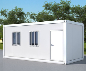 2025 personalizable transpirable moderno acero rectángulo paquete plano contenedor casa preconstrucción Oficina sándwich Panel Hotel Villa - Product Image 1