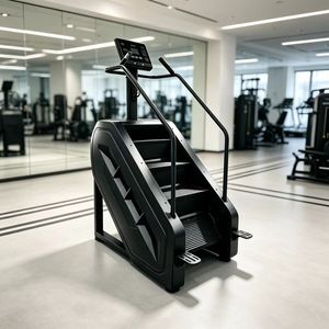 Equipo de Entrenamiento de Resistencia Cardiovascular para Todo el Cuerpo, Simulador de Escaleras Negro con Amortiguación de Impactos - Product Image 5