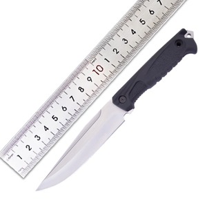 Ngoài Trời Edc OEM Da Vỏ Bọc Người Đàn Ông Của Món Quà Đa Chức Năng Tự Vệ Thép Không Gỉ Thẳng Cố Định Lưỡi Dao Săn Bắn - Product Image 2