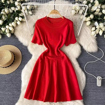 aesthetic korean bodycon dress MQTIME