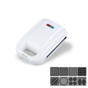 OEM 3 en 1 Calefacción de doble cara portátil desmontable eléctrico Sandwich Donut Maker Tostadora Mini animales Fish Waffle Maker - Product Image 4