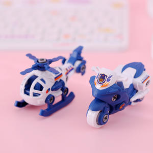 Avion en plastique <span class=keywords><strong>de</strong></span> dessin animé pour enfants, réservoir <span class=keywords><strong>de</strong></span> <span class=keywords><strong>patrouille</strong></span> inertielle, véhicule <span class=keywords><strong>de</strong></span> sauvetage sans rebond, voitures jouets promotionnels pour enfants en cadeau - Product Image 5