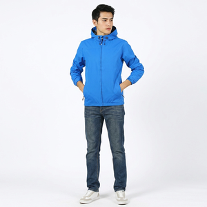 Custom Men's Plus Size Polyester Reflective <b>Windbreaker</b> Jacket Vintage Retro Waterproof <b>Beach</b> Design Available White Navy Khaki - Product Image 1