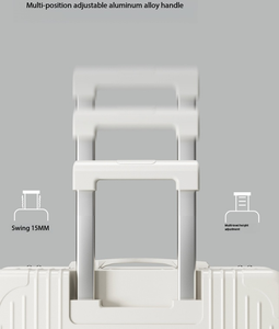 Nuovo Set di Valigie Unisex Retrò con Ruote Universali, Resistenti e Leggere in Poliestere, Antiurto e di Grande Capacità - Product Image 3