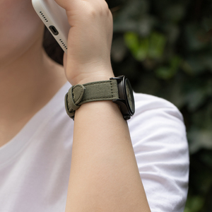 Cinturini personalizzabili in vera pelle e tela con cinturino a sgancio rapido sostituibili per <span class=keywords><strong>Samsung</strong></span> attivo 2-tipo Sport - Product Image 4