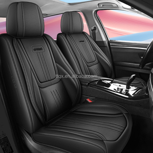 Ensemble complet de housses de siège universelles en cuir Nappa respirant pour 5 places, compatible Renault Clio, Megane, Captur, <span class=keywords><strong>Kadjar</strong></span>, <span class=keywords><strong>Arkana</strong></span>, antidérapantes, intérieur tendance - Product Image 1