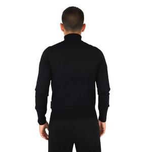 Uma24016lu dolcevita nero classico Cool Cashmere maglieria con stampa 3D Logo chiusura a cerniera per la stagione autunnale e invernale - Product Image 3