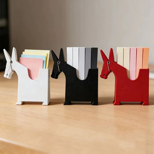 Porte-mémo de bureau mignon, clip en plastique mule, porte-cartes de visite, rangement, fournitures de bureau, distributeurs, papeterie - Product Image 1