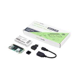 <strong>Raspberry</strong> <strong>Pi</strong> Zero 2 WH Kit Official Pre-Soldered <strong>Header</strong> Heatsink USB for Adapter (Quad-core CPU for 4.2BLE Onboard - Product Image 1