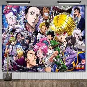 Anime Hunter X Hunter poster di decorazioni murali cartoni animati Kawaii arazzo stanza del ragazzo asetica decorazione illustrazione dormitorio sfondo