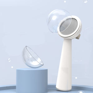 Manufacturer Wholesale Round Design Cat <b>Dog</b> <b>Brush</b> White Green - Product Image 1