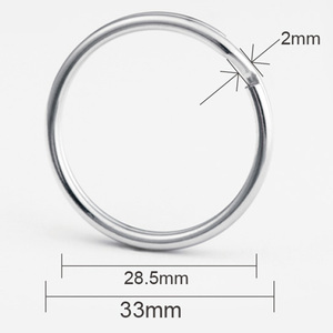 30/32/33/35mm Porte-clés En Métal porte-clés Anneaux Fendus - Product Image 2