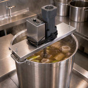 Marmite <span class=keywords><strong>de</strong></span> cuisson professionnelle pour ragoûts <span class=keywords><strong>de</strong></span> viande avec agitateur amovible pour poulet, bœuf, <span class=keywords><strong>porc</strong></span> – Fournisseur pour cuisines commerciales - Product Image 2