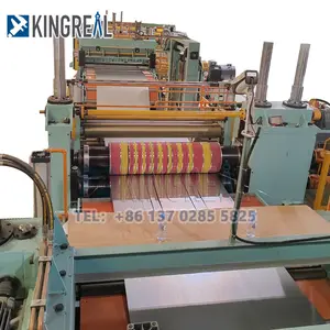 Industrial auto aluminum steel strips coil slitting machine 0.3-3mm metal slitter rewinding machine with install service