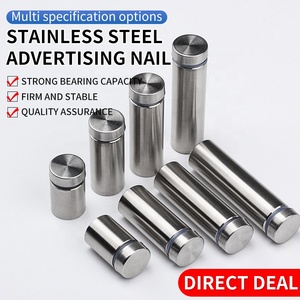 Kits de vis de <span class=keywords><strong>fixation</strong></span> en acier inoxydable pour panneaux publicitaires, supports muraux en pierre, panneaux en verre et affichages artistiques - Product Image 3