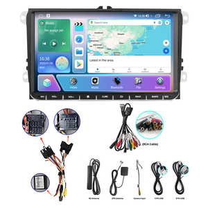 Lodark 7862 N5 9" Écran tactile QLED 128 Go Autoradio Android Lecteur multimédia vidéo Carplay pour VW Golf <span class=keywords><strong>6</strong></span> MK6 Jetta & Polo <span class=keywords><strong>6</strong></span> - Product Image 1