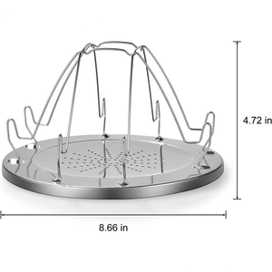 Tostapane Pieghevole in Acciaio Inox per Cucina, Porta Pane da 4 Fette per <span class=keywords><strong>Campeggio</strong></span> e Picnic all'Aperto - Product Image 6