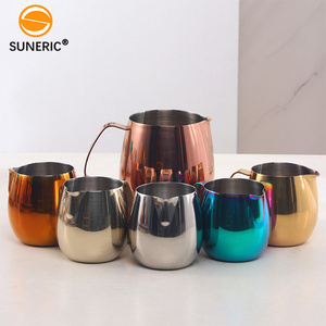 300ml 700ml <span class=keywords><strong>Barista</strong></span> Espresso Tasse en mousse <span class=keywords><strong>à</strong></span> la vapeur pour <span class=keywords><strong>Machine</strong></span> <span class=keywords><strong>à</strong></span> café 304 Pichets <span class=keywords><strong>à</strong></span> lait en acier inoxydable <span class=keywords><strong>à</strong></span> bec pointu 700ml - Product Image 3