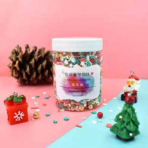 Venta al por mayor DIY decoraciones navideñas cemento suave cristal plano <span class=keywords><strong>Diair</strong></span> molde elástico resina Miles cuentas dibujos animados limo Accesorios - Product Image 6