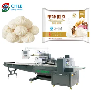 Horizontal Steamed Bun Assorted Frozen Foods Packaging Machine