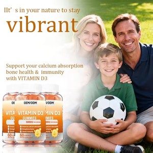Vitamina D3 5000 UI 125mcg in Gommose, Integratore per il Sistema Immunitario per Adulti e Bambini - Product Image 3