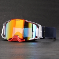 Nouvelles lunettes de moto tout-terrain, lunettes de motocross, lunettes de sport pour casque, lunettes personnalisées MX BMX Dirt Bike, lunettes transparentes pour VTT, lunettes de moto