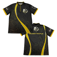 Camisetas Deportivas Personalizadas al por Mayor con Cierre de Cremallera de 1/4, Impresión por Sublimación Completa, Secado Rápido, Poliéster, Manga Corta, para Entrenamiento
