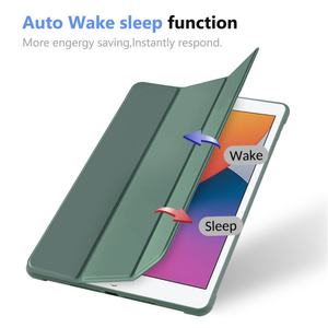 Funda Triple Plegable de Silicona Suave a Prueba de Golpes para Tablet Apple iPad 7 8 9.ª Generación 2020 2019 10.2 Pulgadas - Product Image 3