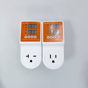 Ke Ap16ป้องกันแรงดันไฟฟ้าดิจิตอลปรับได้120V 16A เฟสเดียวป้องกันไฟกระชากสำหรับใช้ในบ้าน - Product Image 5