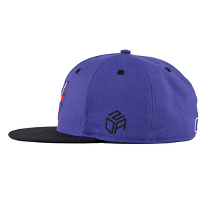 Gorra Ajustada de Moda TCAP China Personalizada de 6 Paneles con Bordado Plano de Lana Acrílica - Product Image 3