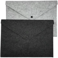Sac à documents en feutre de haute qualité, pochette de rangement pour dossiers A4, organiseur de papier pour ordinateur portable de bureau avec fermeture à pression