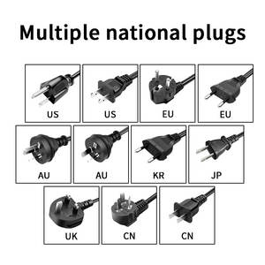 韩国兼容电源线0.75-2.5mm ² 2圆针 | 耐油聚氯乙烯3-25英尺220伏 | KS C IEC 60227认证 - Product Image 6