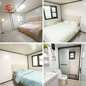 Moducube houten 40-voet uitbreidbare containerwoning, geprefabriceerd huis, opvouwbaar huis met glazen wand, tiny <span class=keywords><strong>house</strong></span> - Product Image 3