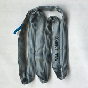 ヘビーデューティ1トンリフティング容量4トン5トン8トン12トンパイプラインエンドレスポリエステルラウンドウェビングスリング - Product Image 2