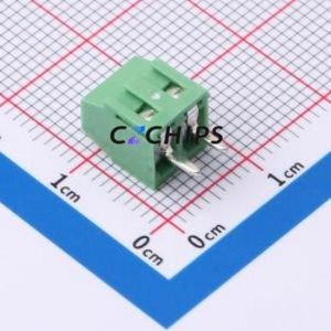 DG381-3.5-02P-14-00A(H) Screw Terminal Block Through hole Component (THT),P=3.5mm Connector 3.5mm Through Hole 2P 1 - Product Image 2