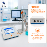 SYU PH500T pH-mètre professionnel à écran tactile, pH-mètre ORP haute précision, multiparamètre ATC, sortie numérique de laboratoire