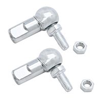 CS10 Rod End Ball Head Joint Rod End Bearing Ball Socket Universal Joints with Stud Left Right Hand Female Male Thread M6x1.0