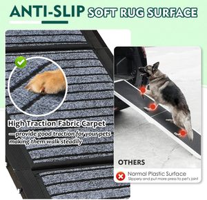 <span class=keywords><strong>Rampes</strong></span> pliables pour chiens ZMaker pour grands chiens, rampe légère pour animaux de compagnie, <span class=keywords><strong>escaliers</strong></span> portables pour chiens, rampe de voiture pour chiens avec surface antidérapante - Product Image 2
