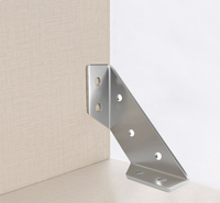 Fixateur à angle droit Code d'angle support de fixation en acier inoxydable épaissi accessoire de renfort d'armoire armoire suspendue d'angle