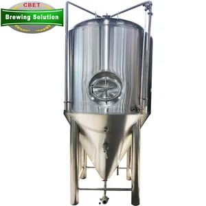 1000L-10000L ZPET Stainless Steel 304 Beer Brite Tank Cooling Jacketed Conical Fermenter Fermentation Tank Supplier