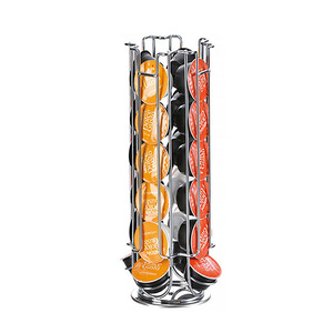 Koffiecapsulehouder Metaal 24 Pods Draaibaar DolceGusto <span class=keywords><strong>Display</strong></span> Opbergrek Keuken Koffie Organizer - Product Image 1