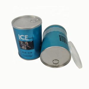 Boîte d'emballage cylindrique en carton kraft recyclable sur mesure pour aliments, poudre de protéines, collation, tube en papier - Product Image 1