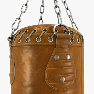 Nouveaux sacs de frappe en cuir durables pour l'entraînement de boxe, fabrication pakistanaise, prix de gros, sacs de frappe pour sports de combat MMA - Product Image 6