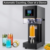 Machine à sceller les boîtes électrique multifonctionnelle de qualité supérieure, moteur efficace 165W, cycle de 3 secondes, pour boissons, thé, soda, canettes, tasses et bouteilles