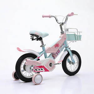 Vélo pour enfant de 16 pouces, 3-8 <span class=keywords><strong>ans</strong></span>, à une vitesse, rose, avec fourche en acier, mini-vélo avec panier, vélo pour <span class=keywords><strong>fille</strong></span> - Product Image 3