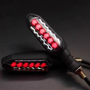 New Universal 12V <b>LED</b> <b>Running</b> Water Lamp Motorcycle Turn Signal <b>Lighting</b> System - Product Image 5