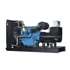 50Hz/60HZ open type 640kw Weichai Baudouin diesel generator 12M26D792E200 weichai 800kva generator 640kw set