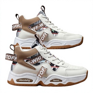 Chaussures de sport montantes respirantes en maille pour hommes, tendance, polyvalentes, à semelle épaisse, décontractées, style clunky, collection Printemps BS60 - Product Image 1